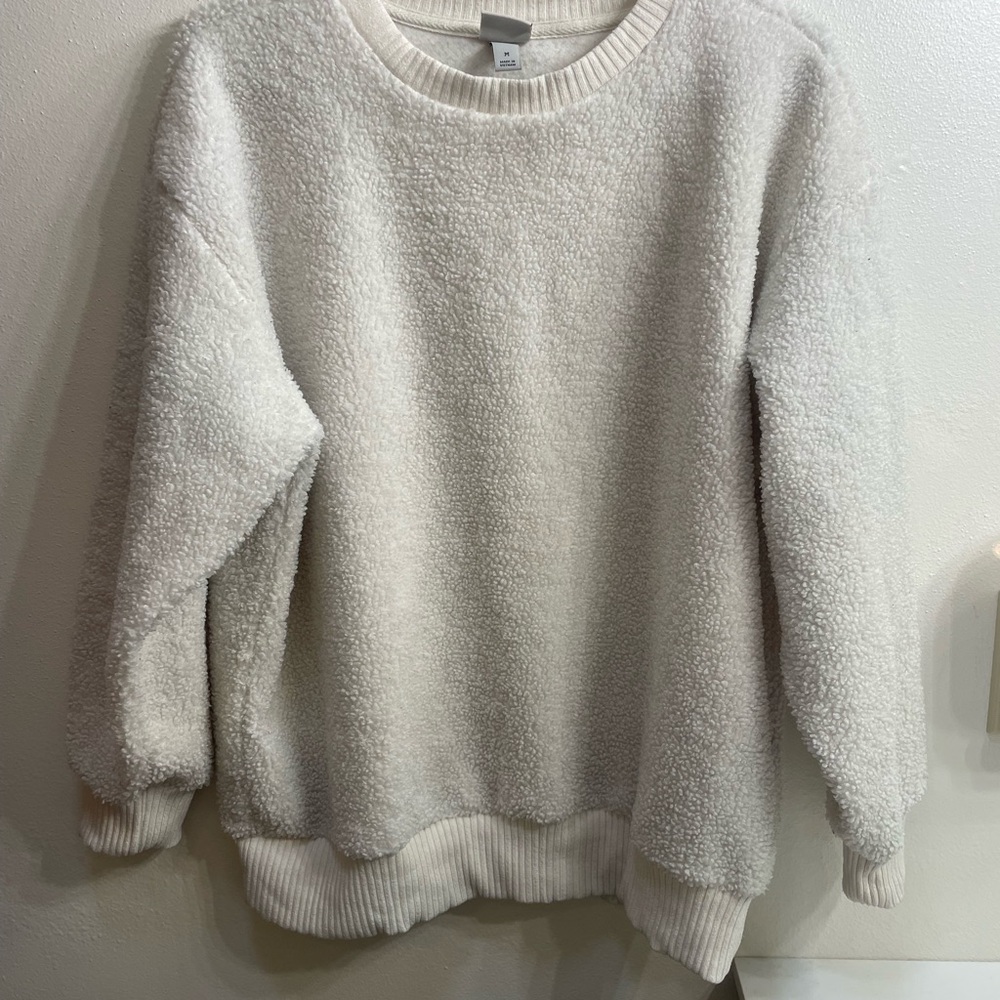 a new day Cream Fleece Sweater